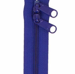 Handbag Zipper 30in Cobalt - Happy Little Quilt Shop