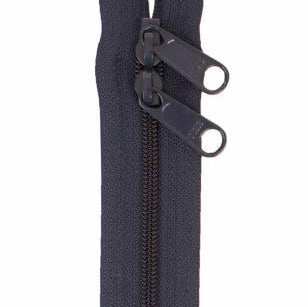 Handbag Zipper 30in Navy - Happy Little Quilt Shop