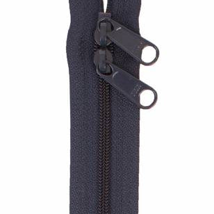 Handbag Zipper 30in Navy - Happy Little Quilt Shop