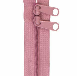 Handbag Zipper 30in Dusty Rose - Happy Little Quilt Shop