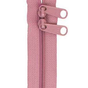 Handbag Zipper 30in Dusty Rose - Happy Little Quilt Shop