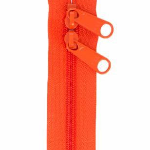 Handbag Zipper 30in Tangerine - Happy Little Quilt Shop