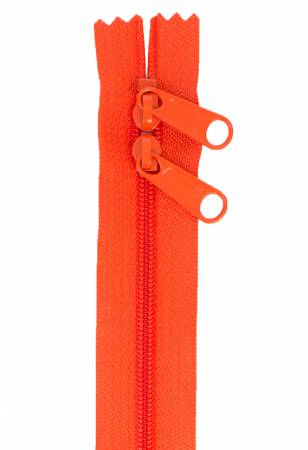 Handbag Zipper 30in Tangerine - Happy Little Quilt Shop