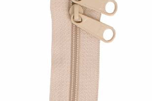 Handbag Zipper 40in Natural - Happy Little Quilt Shop