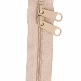 Handbag Zipper 40in Natural - Happy Little Quilt Shop