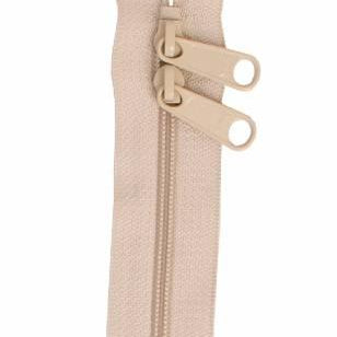 Handbag Zipper 40in Natural - Happy Little Quilt Shop
