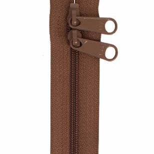 Handbag Zipper 40in Seal Brown - Happy Little Quilt Shop