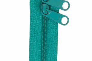 Handbag Zipper 40in Emerald-Double-Slide - Happy Little Quilt Shop