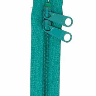 Handbag Zipper 40in Emerald-Double-Slide - Happy Little Quilt Shop