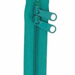 Handbag Zipper 40in Emerald-Double-Slide - Happy Little Quilt Shop