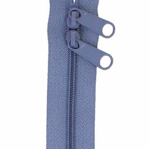 Handbag Zipper 40in Country Blue-Double-Slide - Happy Little Quilt Shop