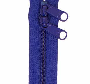 Handbag Zipper 40in Cobalt-Double-Slide - Happy Little Quilt Shop
