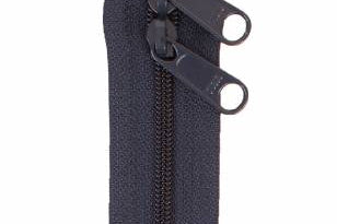 Handbag Zipper 40in Navy - Happy Little Quilt Shop