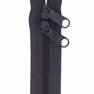 Handbag Zipper 40in Navy - Happy Little Quilt Shop