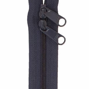 Handbag Zipper 40in Navy - Happy Little Quilt Shop