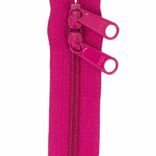 Handbag Zipper 40in Crazy Plum-Double-Slide - Happy Little Quilt Shop