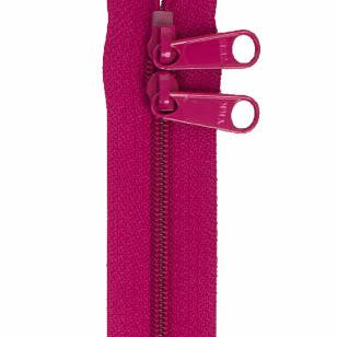 Handbag Zipper 40in Wild Plum-Double-Slide - Happy Little Quilt Shop