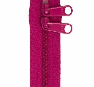 Handbag Zipper 40in Wild Plum-Double-Slide - Happy Little Quilt Shop