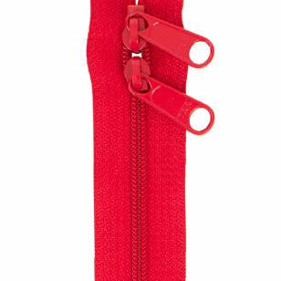 Handbag Zipper 40in - Hot Red - Happy Little Quilt Shop