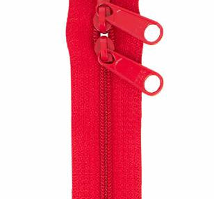 Handbag Zipper 40in - Hot Red - Happy Little Quilt Shop
