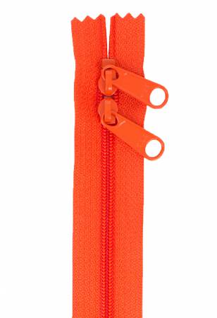 Handbag Zipper 40in Tangerine - Happy Little Quilt Shop