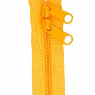 Handbag Zipper 40in Papaya-Double-Slide - Happy Little Quilt Shop