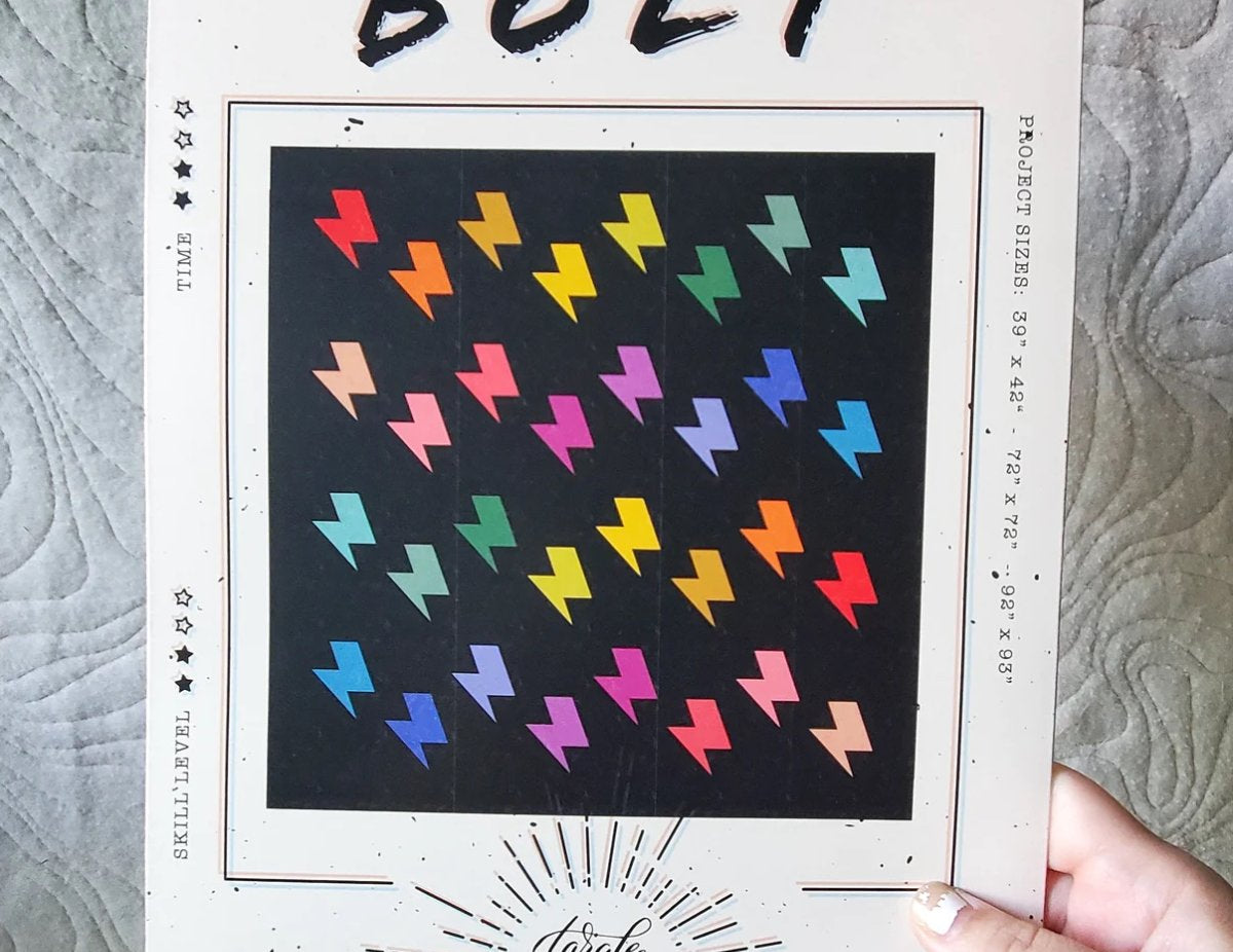 Bolt Quilt Pattern by Taralee Quiltery - Happy Little Quilt Shop