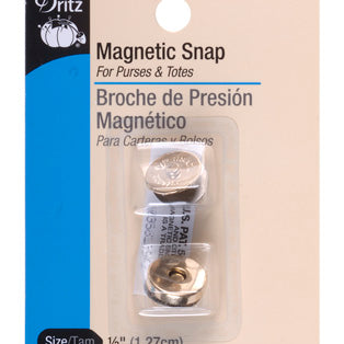 Magnetic Snap Gold - Happy Little Quilt Shop