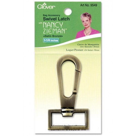 Swivel Latch 1-1/4 (30mm) Satin Bronze - Happy Little Quilt Shop