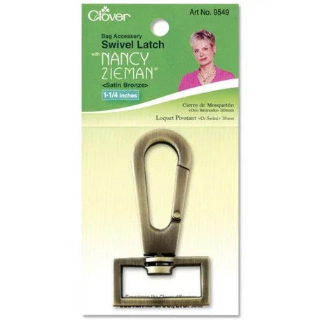 Swivel Latch 1-1/4 (30mm) Satin Bronze - Happy Little Quilt Shop