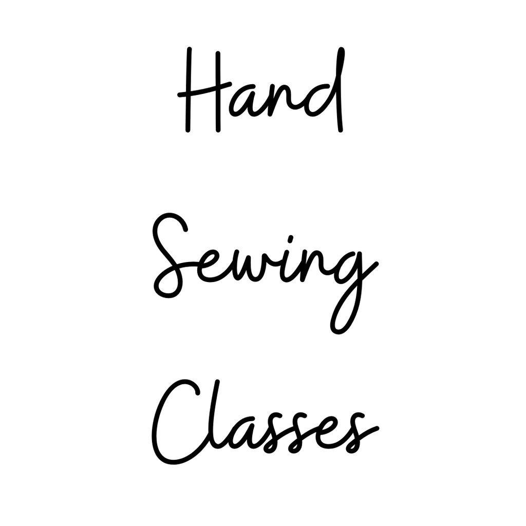 Hand Sewing Classes