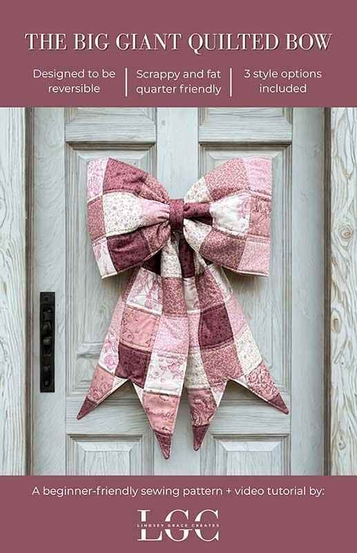 The Big Giant Quilted Bow LGC TBGQB Lindsey Grace#1