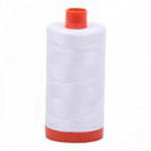 Cotton Mako Thread 50wt 1300m WHITE - Happy Little Quilt Shop