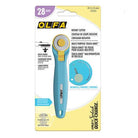 OLFA 28mm Aqua Quick Change Rotary Cutter & Bonus Touch Knife - Happy Little Quilt Shop