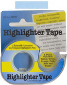 Removable Highlighter Tape 1/2in x 11yds Blue - Happy Little Quilt Shop