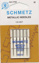 Schmetz Metallic Machine Needle Size 12/80 - Happy Little Quilt Shop