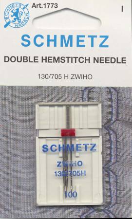 Schmetz Double Hemstitch / Wing Machine Needle Size 100 1ct - Happy Little Quilt Shop