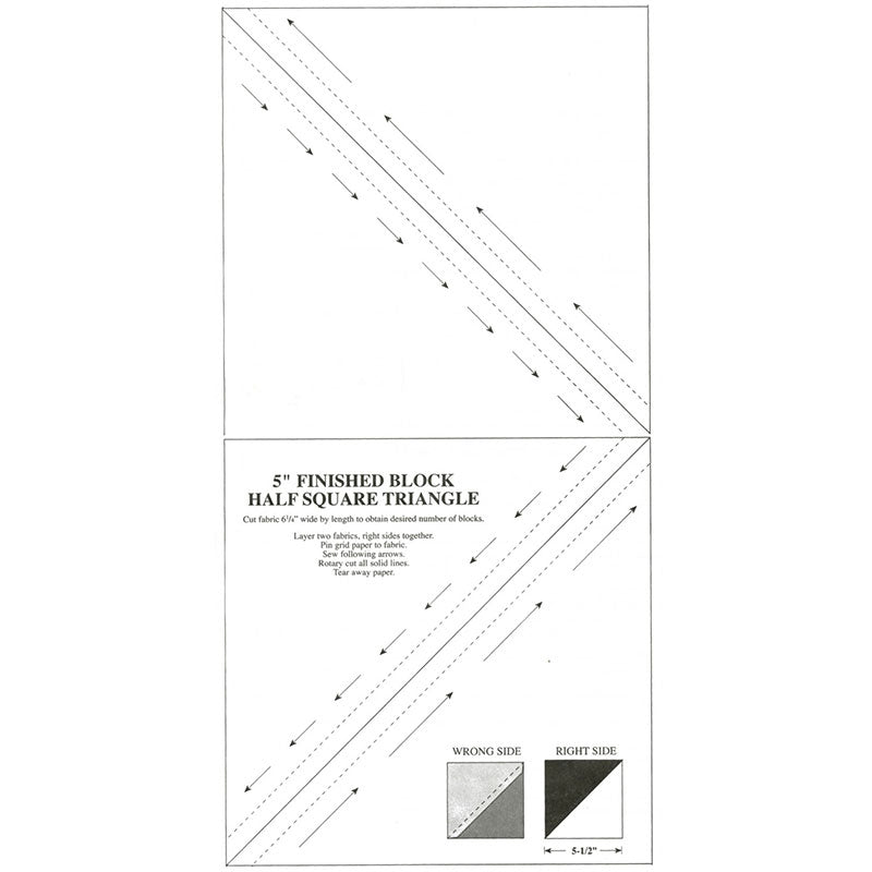 Half Square Triangles 5 - Happy Little Quilt Shop