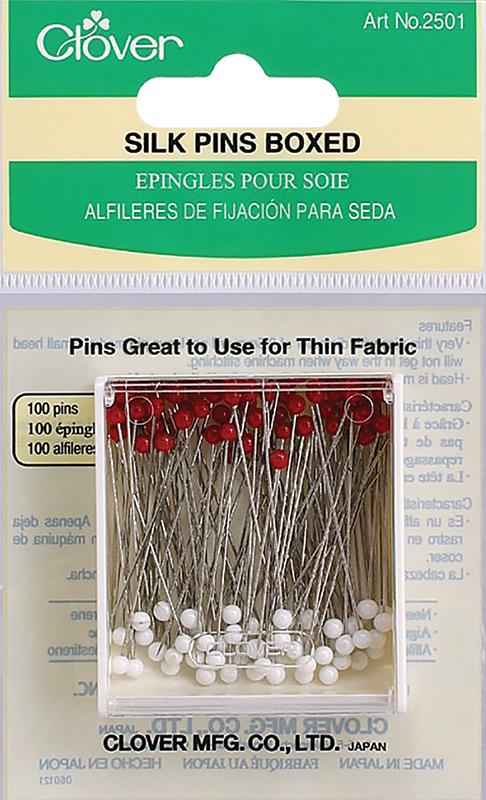 Silk Pins With Glass Heads 2501 Clover