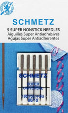 Schmetz Super Nonstick Needle 5ct, Size 80/12 - Happy Little Quilt Shop