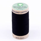 Scanfil Organic Cotton Thread 50wt Solid 500yd Jet Black - Happy Little Quilt Shop