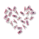 Pink Glitter Clips | Pack of 25 - Happy Little Quilt Shop