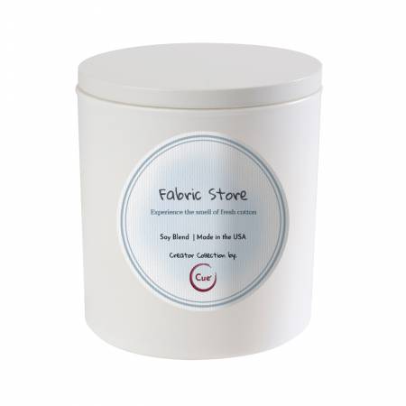 Creator Collection Scented Candle by Cue 7.5oz Fabric Store - Happy Little Quilt Shop