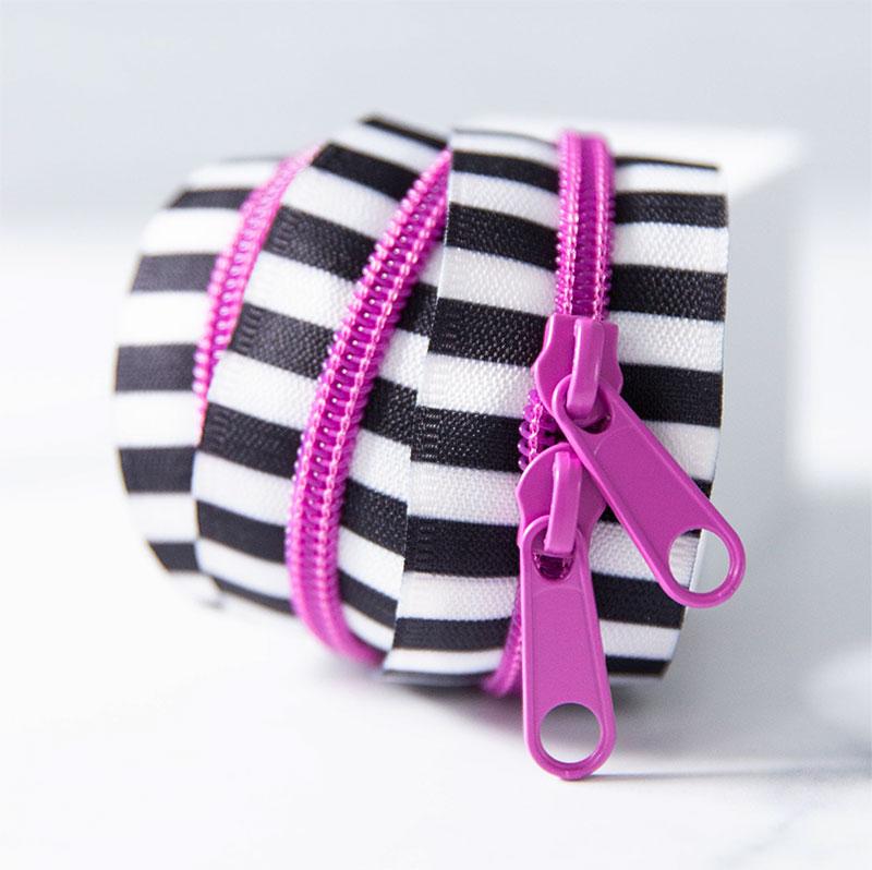 Black & White 30" Zipper Petuna SSCZ02 Stitch Supply - Happy Little Quilt Shop