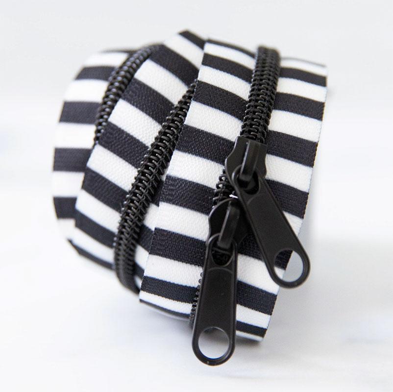 Black & White 30" Zipper Black SSCZ05 Stitch Supply#1 - Happy Little Quilt Shop