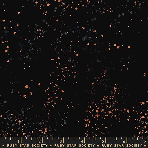 Speckled Canvas Metallic Black RS1117 61LM Ruby Star - Happy Little Quilt Shop