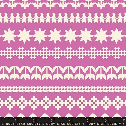 Paper Cuts 2 Heliotrope RS1109 14 Ruby Star#1 - Happy Little Quilt Shop
