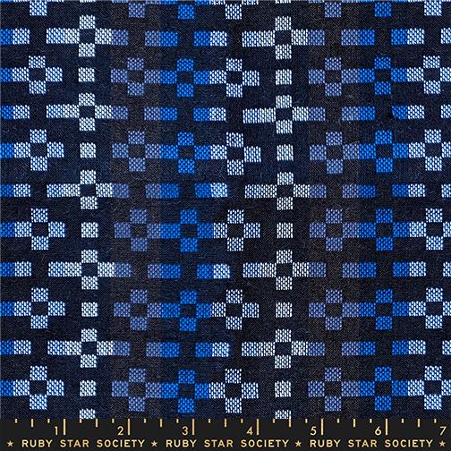 Warp Weft Mystic Fable Black RS4154 12 Ruby Star - Happy Little Quilt Shop