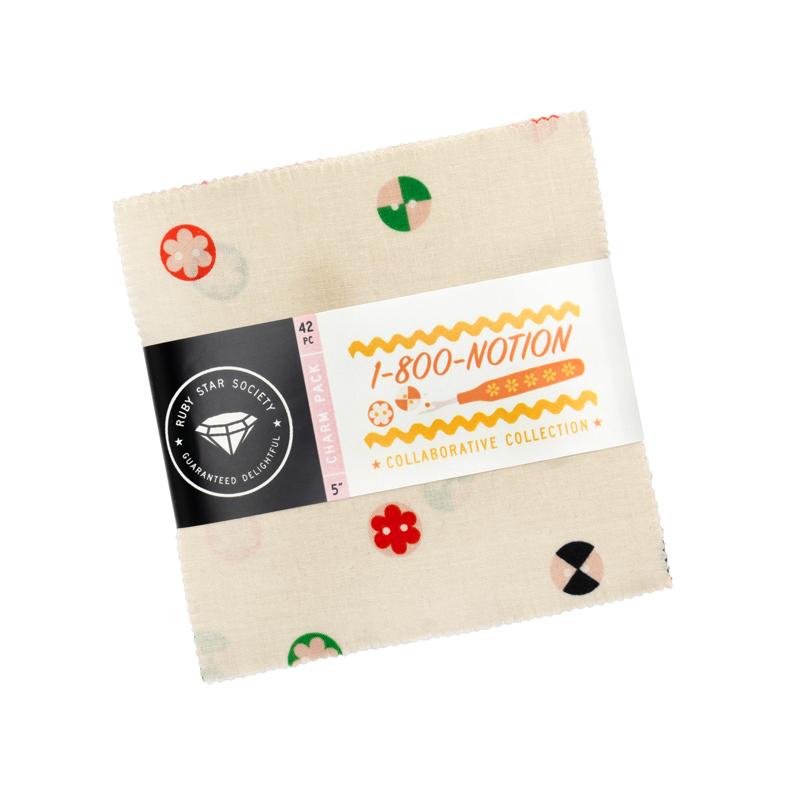 1 800 Notion Charm Pack RS5207PP Ruby Star Precut#1 – Happy Little ...