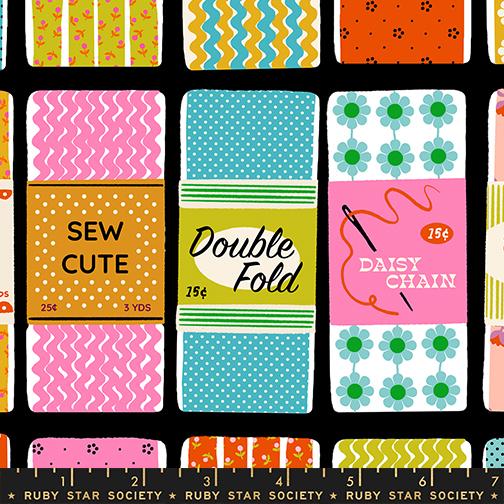 1 800 Notion Soft Black RS5207 12 Ruby Star#1 - Happy Little Quilt Shop